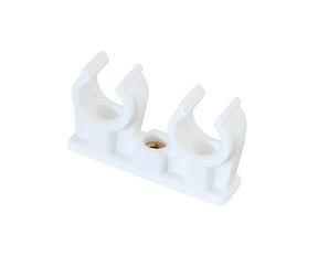 Putkenpidike Onnline 2-osainen Muovi Valkoinen 10mm 10kpl - KarelianStore