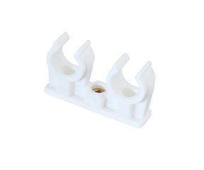Putkenpidike Onnline 2-osainen Muovi Valkoinen 28mm 10kpl - KarelianStore