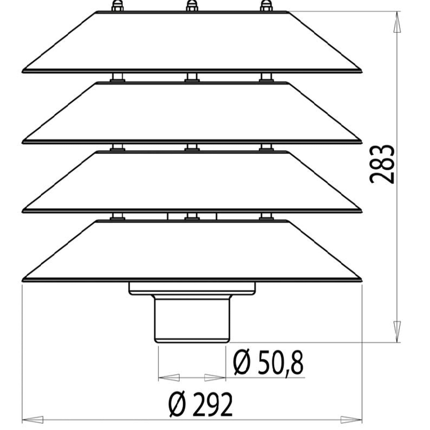 Pylväsvalaisin Ensto Käpy AT101ALV 100W IP23 - KarelianStore