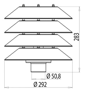 Pylväsvalaisin Ensto Käpy AT101ALV 100W IP23 - KarelianStore