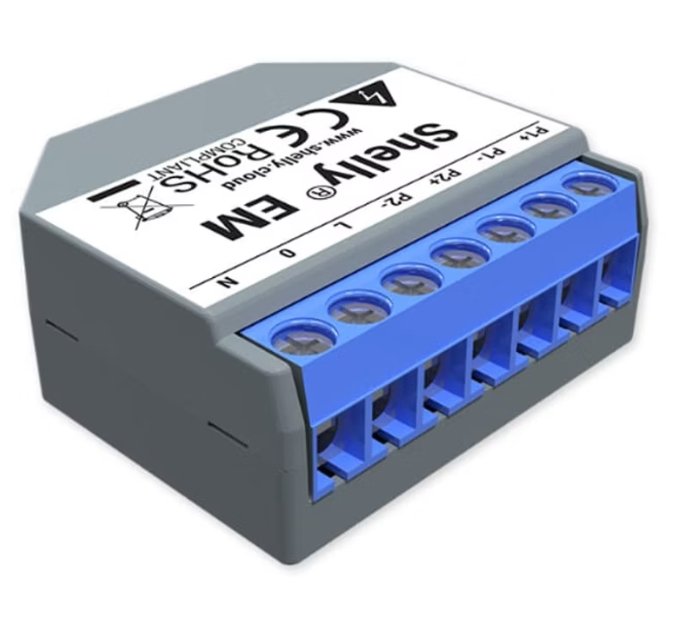 Releyksikkö Shelly EM Energian Mittaus 2-V Wifi - KarelianStore