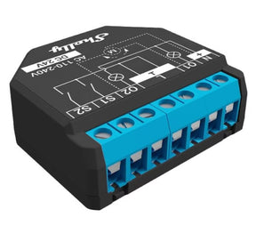 Releyksikkö Shelly Plus 2PM 2-K 16A Tehonmittaus Wifi - KarelianStore