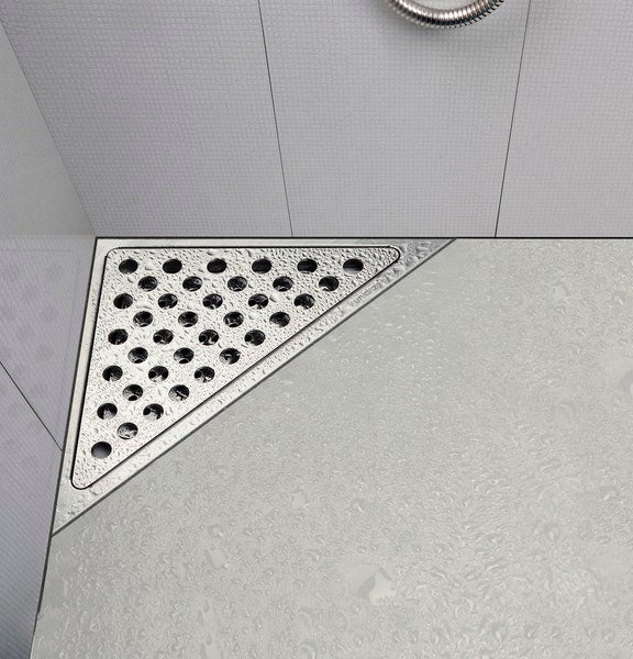 Ritilä Unidrain 2601 Classic Kulma Harjattu 200mm - KarelianStore