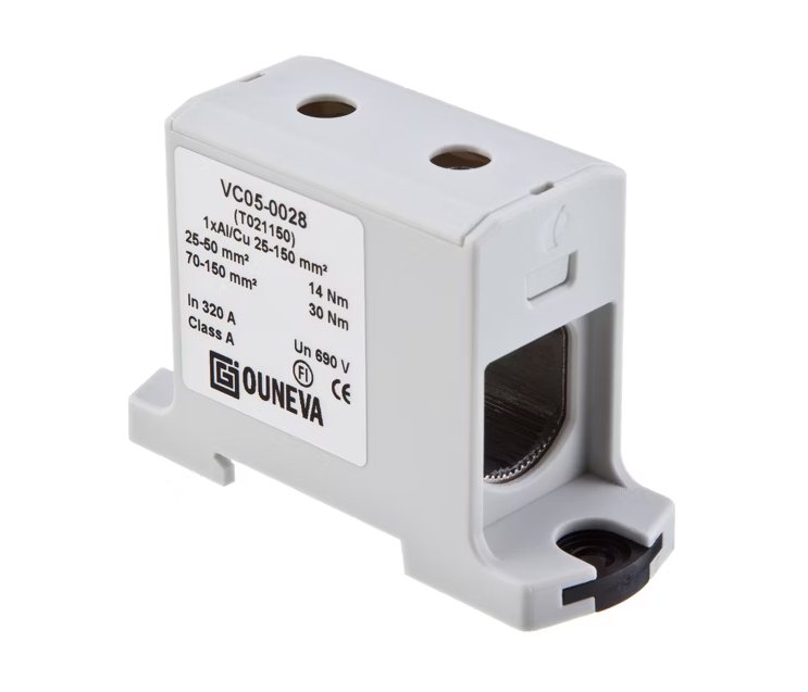 Riviliitin Ouneva OTL 1x AI Cu 25-150mm2 Harmaa - KarelianStore