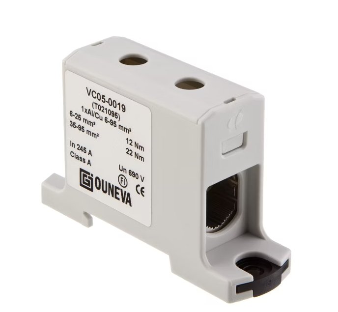 Riviliitin Ouneva OTL 1x AI Cu 6-95mm2 Harmaa - KarelianStore