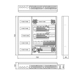 Ryhmäkeskus Ensto Waltteri FE 2xVVSK 18x10A 12x16A 35A - KarelianStore