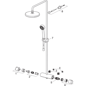 Sadesuihkuhana Oras 7402 Nova Käsisuihku 1-T 95 mm - KarelianStore