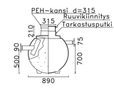 Saunakaivo PIPELIFE pesuvesille - KarelianStore