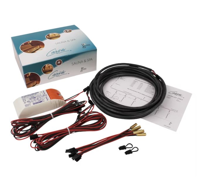 Saunavalaisin Cariitti Sauna LED-sarja 2700K 6-osainen - KarelianStore