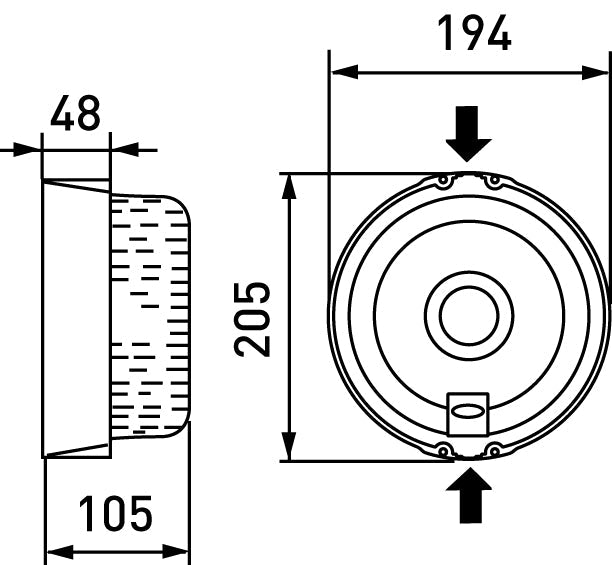 Saunavalaisin Ensto AVH11 IP44 E27 - KarelianStore
