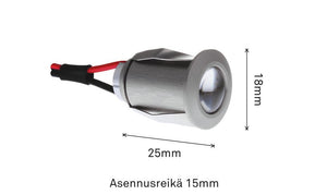 Saunavalaisin SAAS Highline Sauna 1x3W 3000K LED Alumiini - KarelianStore