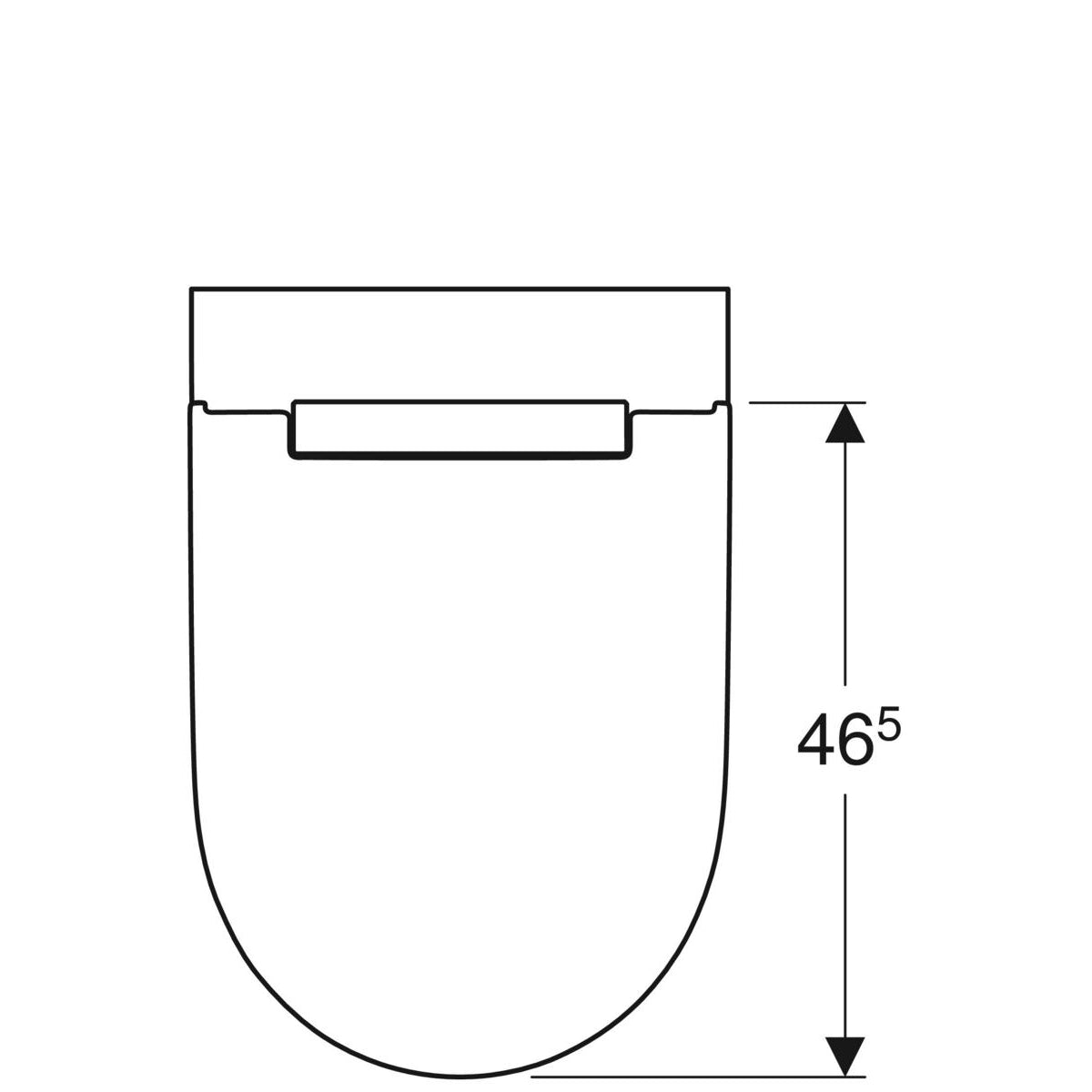 Seinä-WC Geberit ONE TURBOFLUSH istuinkannella - KarelianStore