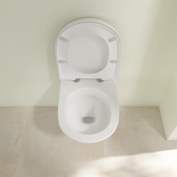Seinä-WC VILLEROY & BOCH O.NOVO 5688 DF COM SC/QR KANSI - KarelianStore