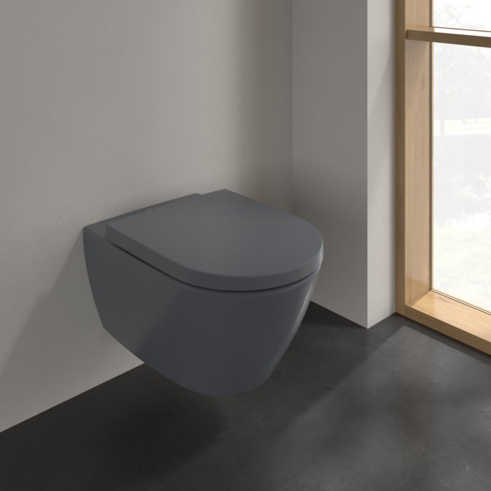 Seinä-WC VILLEROY & BOCH SUBWAY 2.0 C+ GRAPHITE - KarelianStore