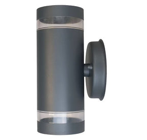 Seinävalaisin Airam Alppila IP44 2xGU10 XL-W Antrasiitti - KarelianStore