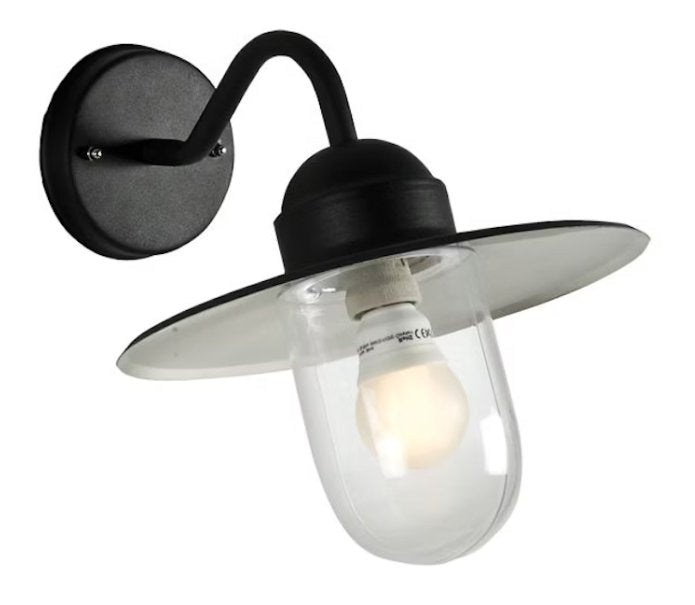 Seinävalaisin Airam Arvika E27 60W Musta - KarelianStore