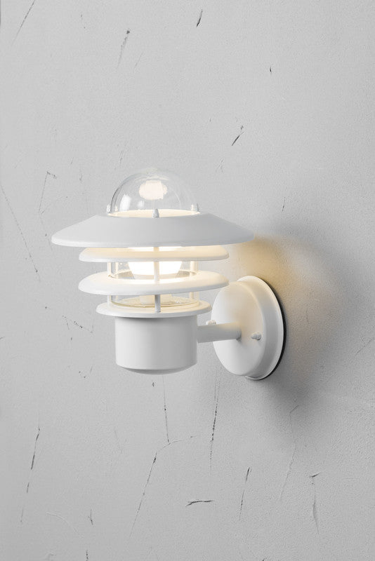 Seinävalaisin Airam Käpylä IP44 E27 Valkoinen - KarelianStore