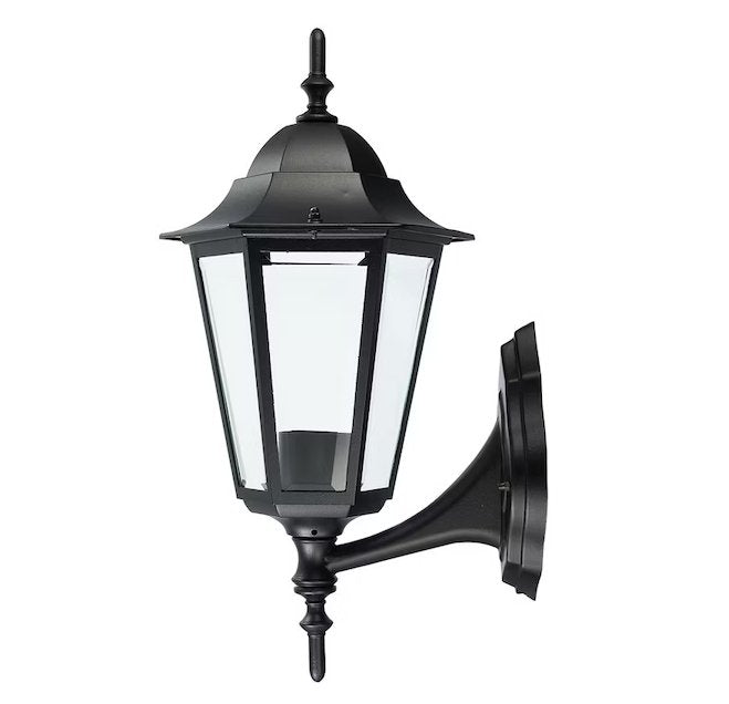 Seinävalaisin Airam Kartano Up IP44 E27 Musta - KarelianStore