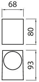 Seinävalaisin Airam Sund IP44 GU10 Valkoinen - KarelianStore