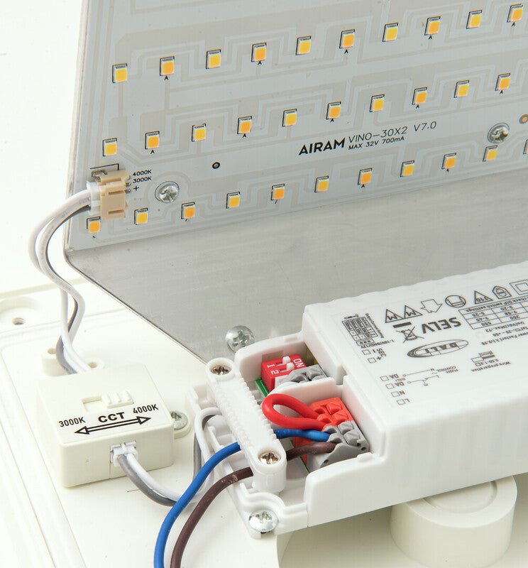 Seinävalaisin Airam Vino Duo IP65 19W Valkoinen - KarelianStore