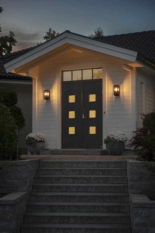 Seinävalaisin Konstmide Carpi 7348-758 IP44 E27 Musta Messinki - KarelianStore