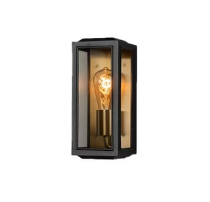 Seinävalaisin Konstmide Carpi 7348-758 IP44 E27 Musta Messinki - KarelianStore