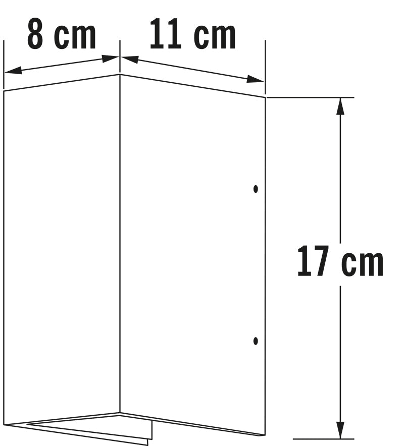 Seinävalaisin Konstmide Cremona 7940-370 IP54 3000K Antrasiitti - KarelianStore