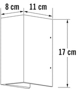 Seinävalaisin Konstmide Cremona 7940-370 IP54 3000K Antrasiitti - KarelianStore