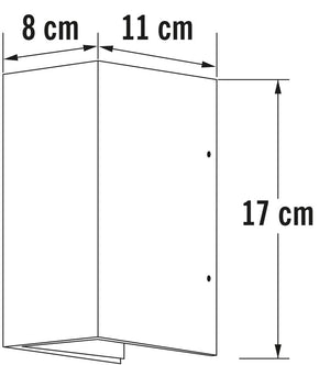 Seinävalaisin Konstmide Cremona 7940-370 IP54 3000K Antrasiitti - KarelianStore