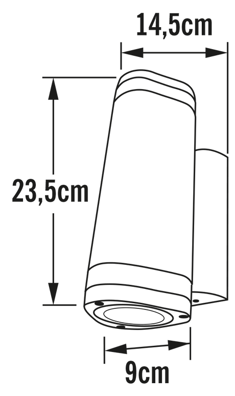 Seinävalaisin Konstmide Modena 7512-750 IP44 - KarelianStore