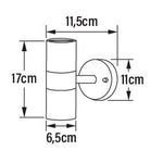 Seinävalaisin Konstmide Modena 7534-750 IP44 2x4W Valkoinen - KarelianStore