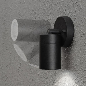 Seinävalaisin Konstmide Modena 7598-750 GU10 IP44 Musta Suunnattava - KarelianStore