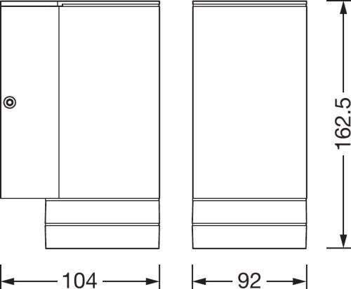 Seinävalaisin Ledvance Endura Beam Down Gap GU10 IP44 Harmaa - KarelianStore