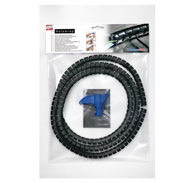 Sidontaspiraali Hellerman Tyton HWPP16L2 Musta - KarelianStore