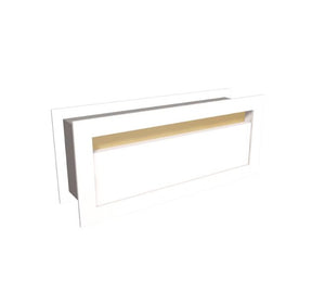 Siirtoilmalaite Halton TVB 800x150 Valkoinen - KarelianStore