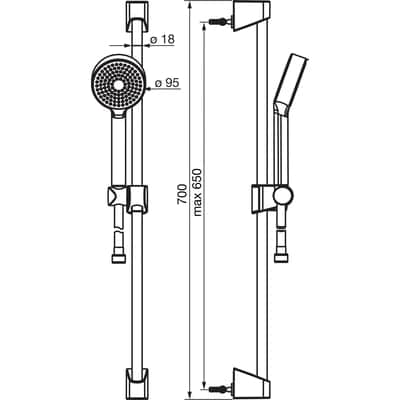 Suihkusetti Oras 548 Apollo - KarelianStore