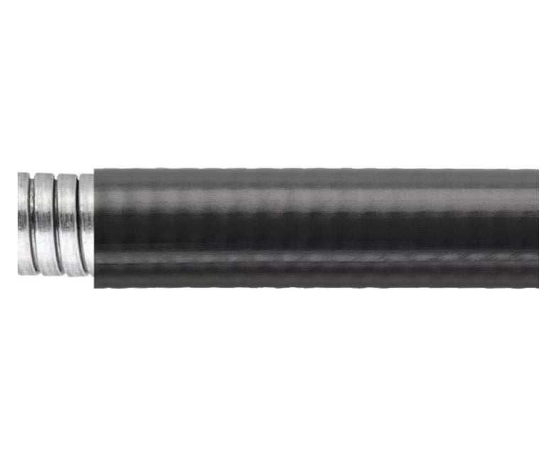 Suojaletku Flexicon Metalli LTP12B Musta 25m - KarelianStore