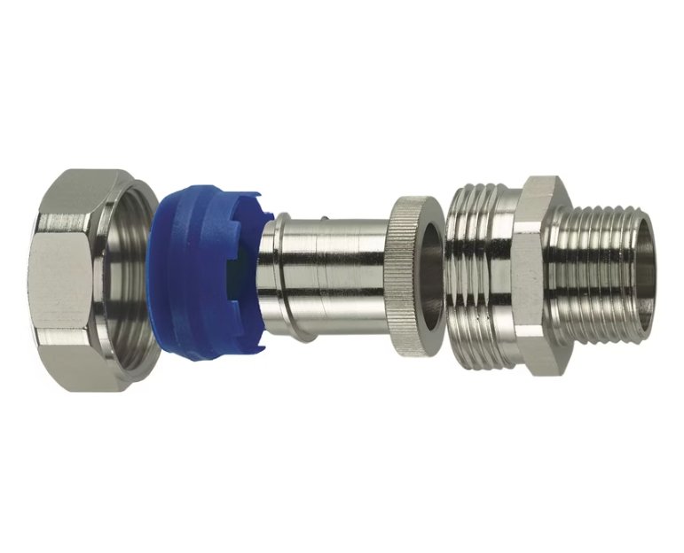 Suojaletkuliitin Flexicon Metalli HF FSU16-M16-C - KarelianStore