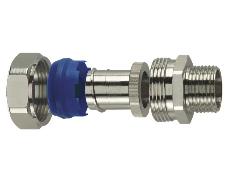 Suojaletkuliitin Flexicon Metalli HF FSU50-M50-C - KarelianStore