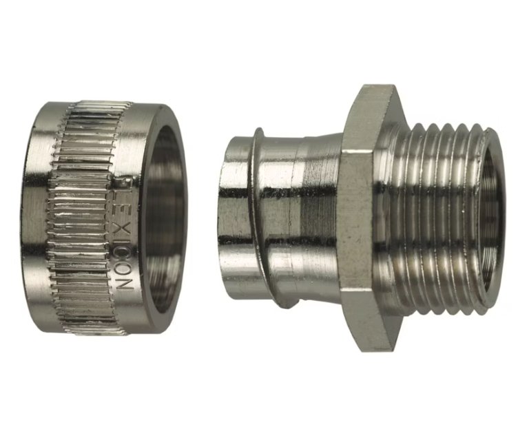 Suojaletkuliitin Flexicon Metalli HF SSU12-M16-M - KarelianStore