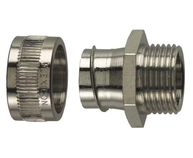 Suojaletkuliitin Flexicon Metalli HF SSU20-M20-M - KarelianStore