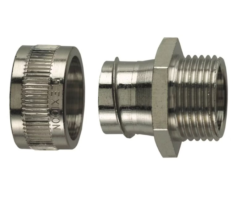 Suojaletkuliitin Flexicon Metalli HF SSU32-M32-M - KarelianStore