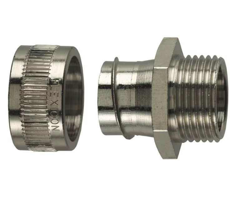 Suojaletkuliitin Flexicon Metalli HF SSU40-M40-M - KarelianStore