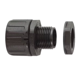 Suojaletkuliitin Flexicon Muovi HF FPA-M16B Musta - KarelianStore