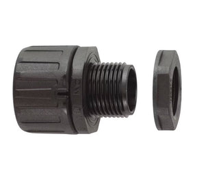 Suojaletkuliitin Flexicon Muovi HF FPA13-M16B Musta - KarelianStore