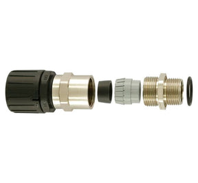 Suojaletkuliitin Flexicon Muovi HF FPA16-BM20-CGB Musta - KarelianStore