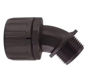 Suojaletkuliitin Flexicon Muovi HF FPA16-M20-45B Musta - KarelianStore