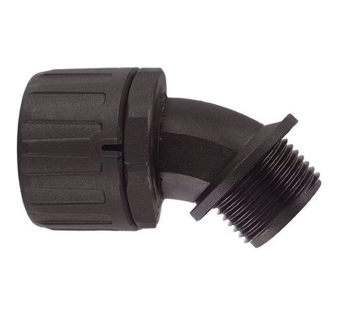 Suojaletkuliitin Flexicon Muovi HF FPA28-M25-45B Musta - KarelianStore