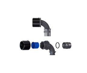 Suojaletkuliitin Flexicon Muovi HF FPAU28-BFM35-90B Musta - KarelianStore