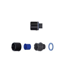 Suojaletkuliitin Flexicon Muovi HF FPAU28-M25B Musta 10kpl - KarelianStore